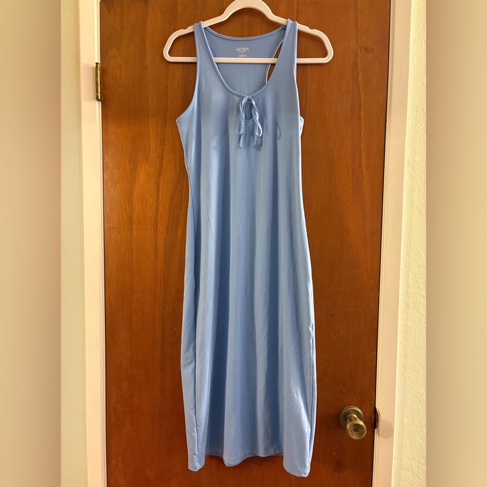 Wild Fable Periwinkle Blue Midi Dress Size Large Worn Once